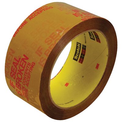 Tan (6 Pack) 3M™ 3732 Pre-Printed Carton Sealing Tape