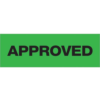 "Approved" (18 Pack) Tape Logic® Messaged Carton Sealing Tape