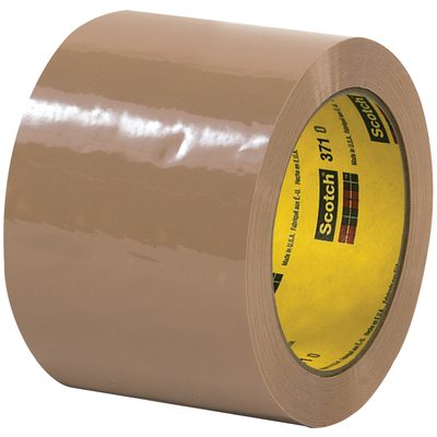 Tan Scotch® Box Sealing Tape 371 (24 Rolls/Case)