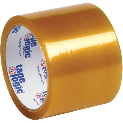 Clear Tape Logic® Natural Rubber Tape (24 Rolls/Case)