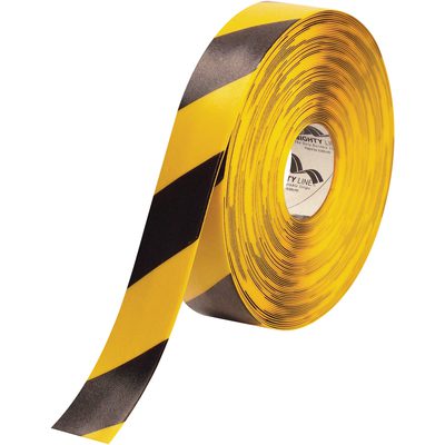 Yellow/Black Mighty Line™ Deluxe Safety Tape (1 Roll/Case)