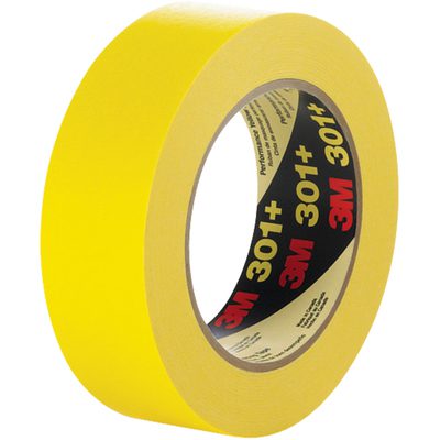 3M Performance Yellow Masking Tape 301+ (72 Rolls/Case)