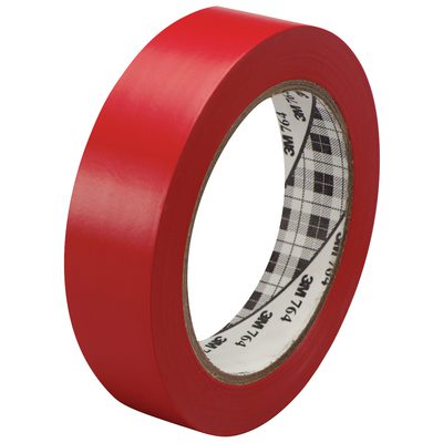 Red (6 Pack) 3M General Purpose Vinyl Tape 764