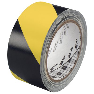 Black/Yellow (2 Pack) 3M Safety Stripe Warning Tape 766