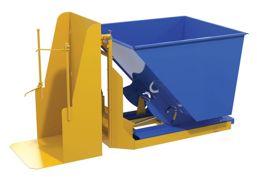 Dc Power Trash Can Dumper W/Hopper