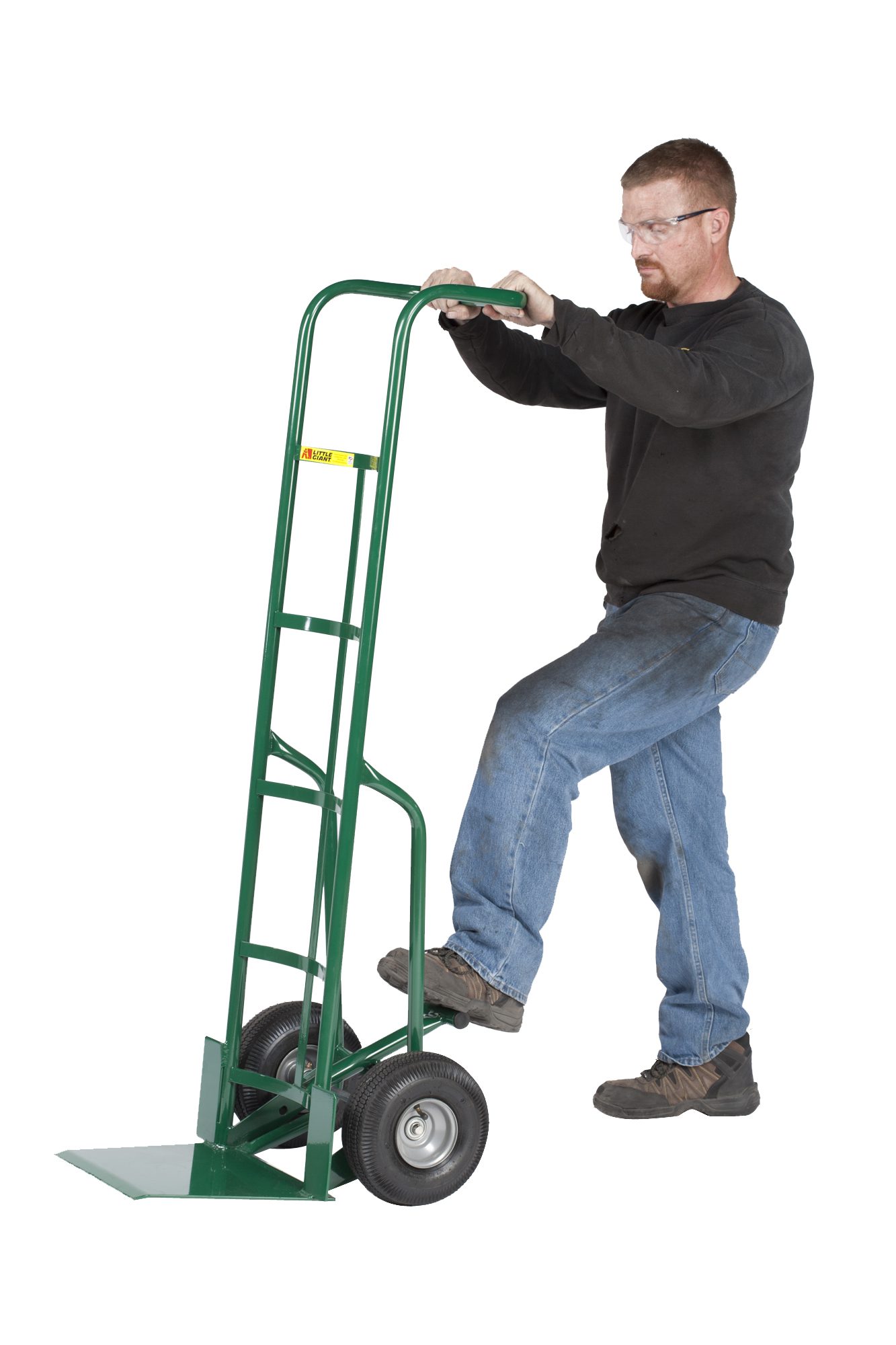 Little Giant 60" Tall Hand Truck with Patented Foot Kick