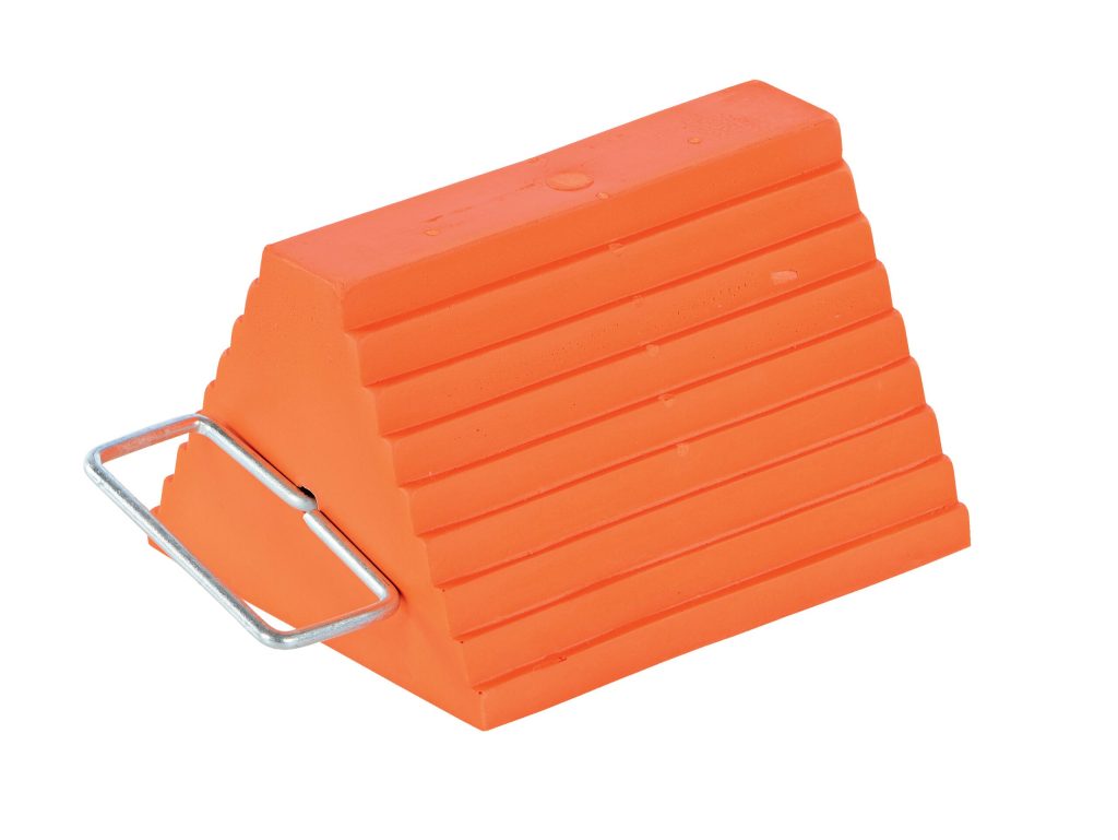 Urethane Wheel Chock W/Handle