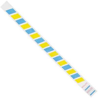 Blue/Yellow Stripes® Wristbands (500/Case)