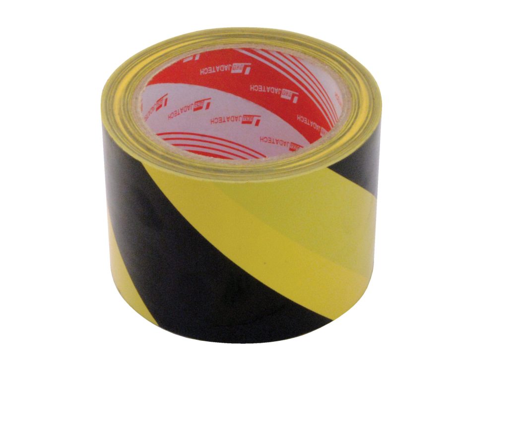 Yel/Black Striped Floor Tape X