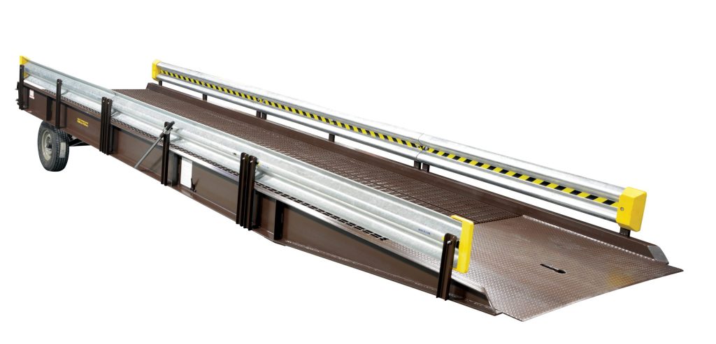 Alum Yard Ramp Optional Guard Rail