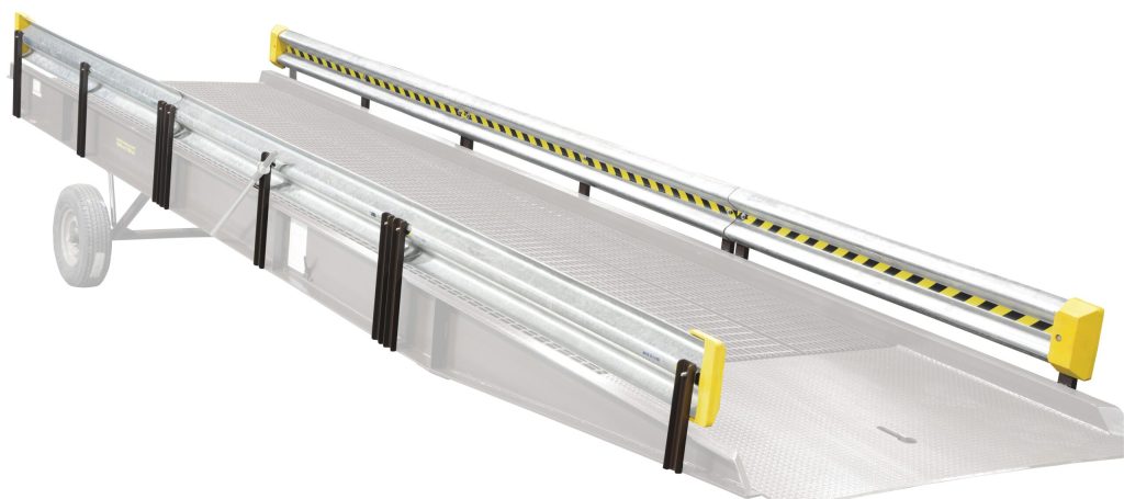 Alum Yard Ramp Optional Guard Rail