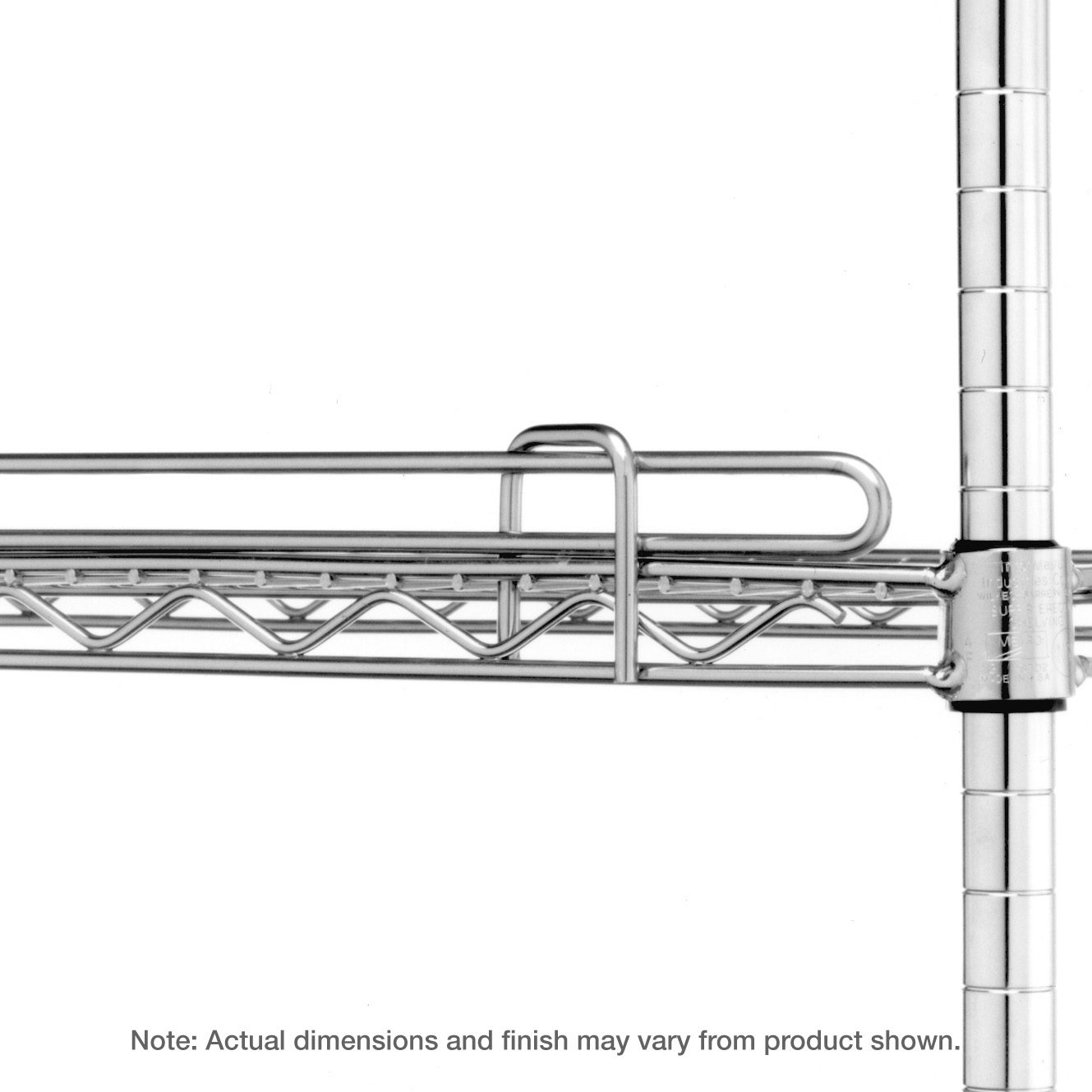L36N-1BL Super Erecta 1" High Ledge for Wire Shelving Black