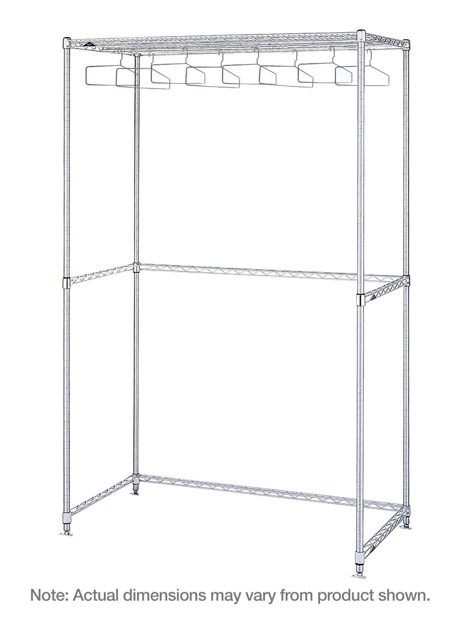 Steel Upright Garment Rack