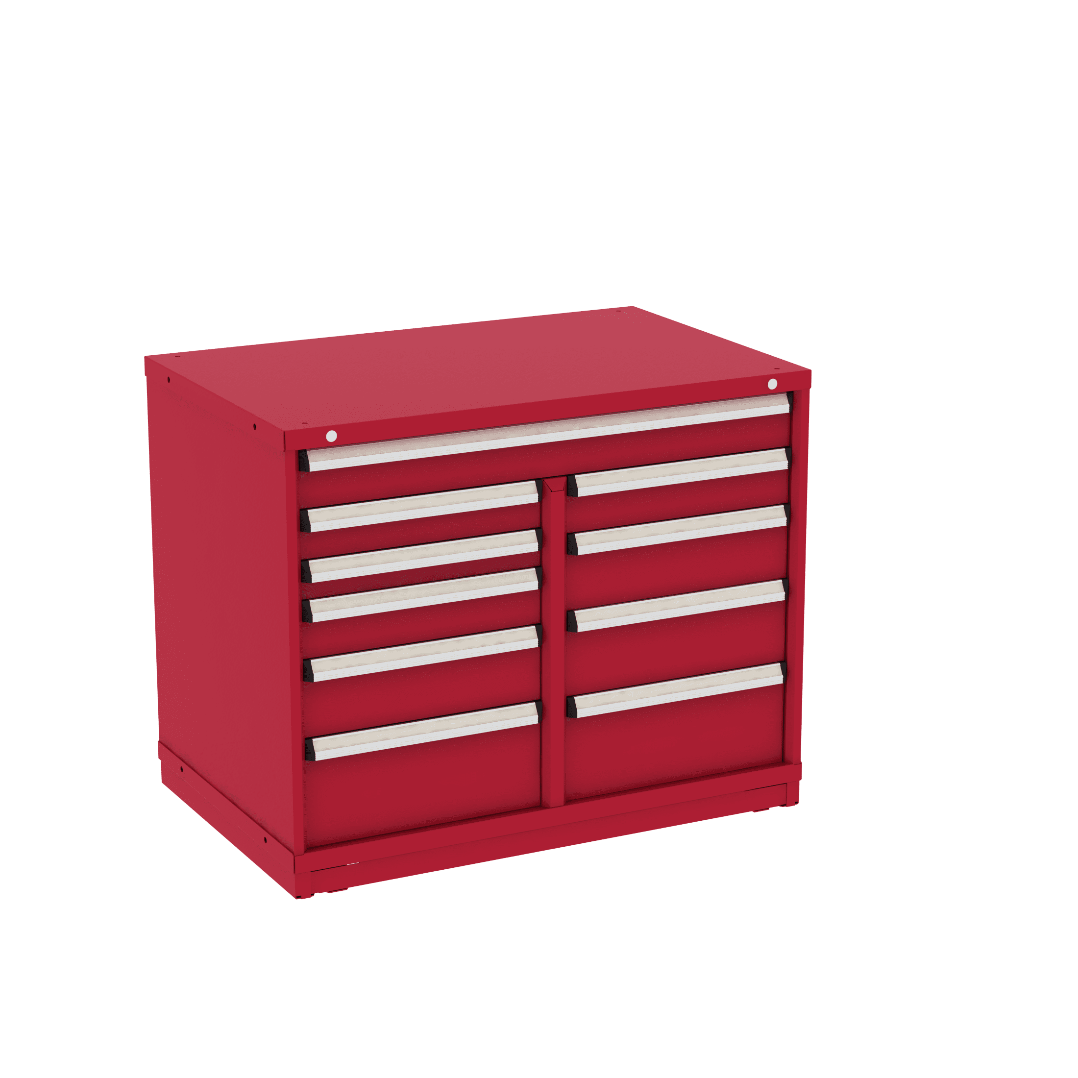Borroughs Fork Truck Base Combination Cabinet 10 Drawers
