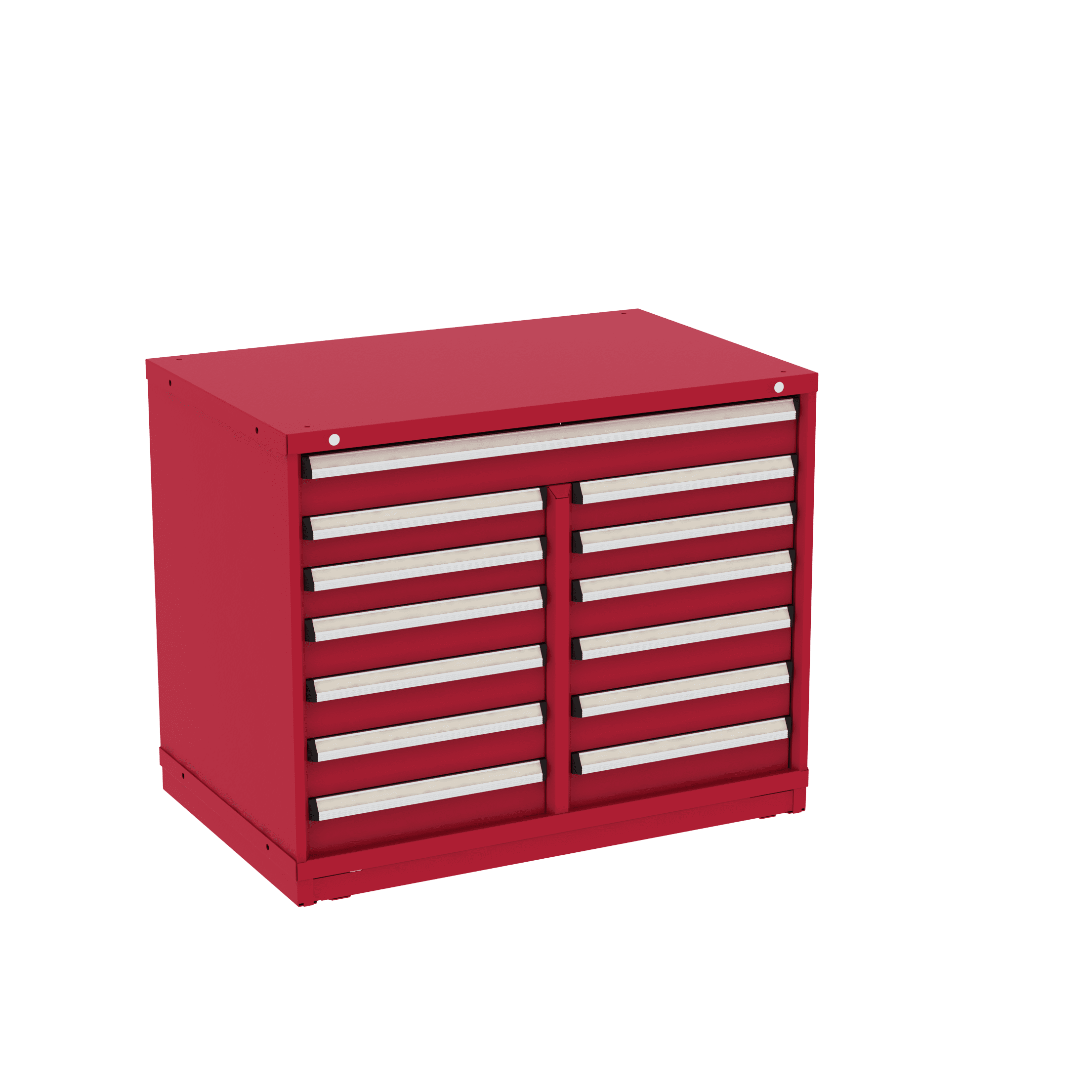 Borroughs Fork Truck Base Combination Cabinet 13 Drawers