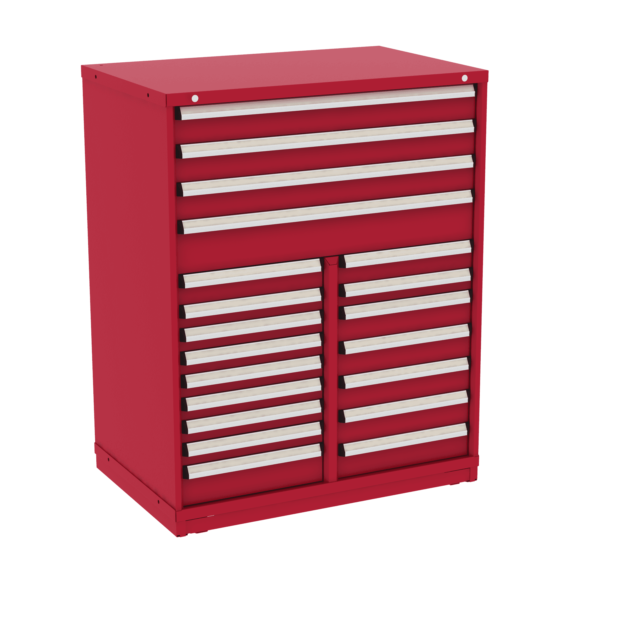 Borroughs Fork Truck Base Combination Cabinet 20 Drawers