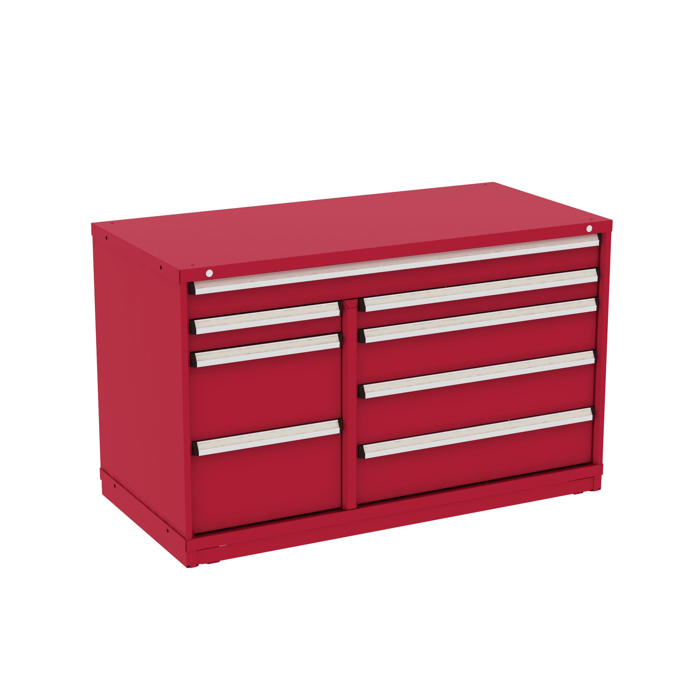 Borroughs Fork Truck Base Combination Cabinet 8 Drawers
