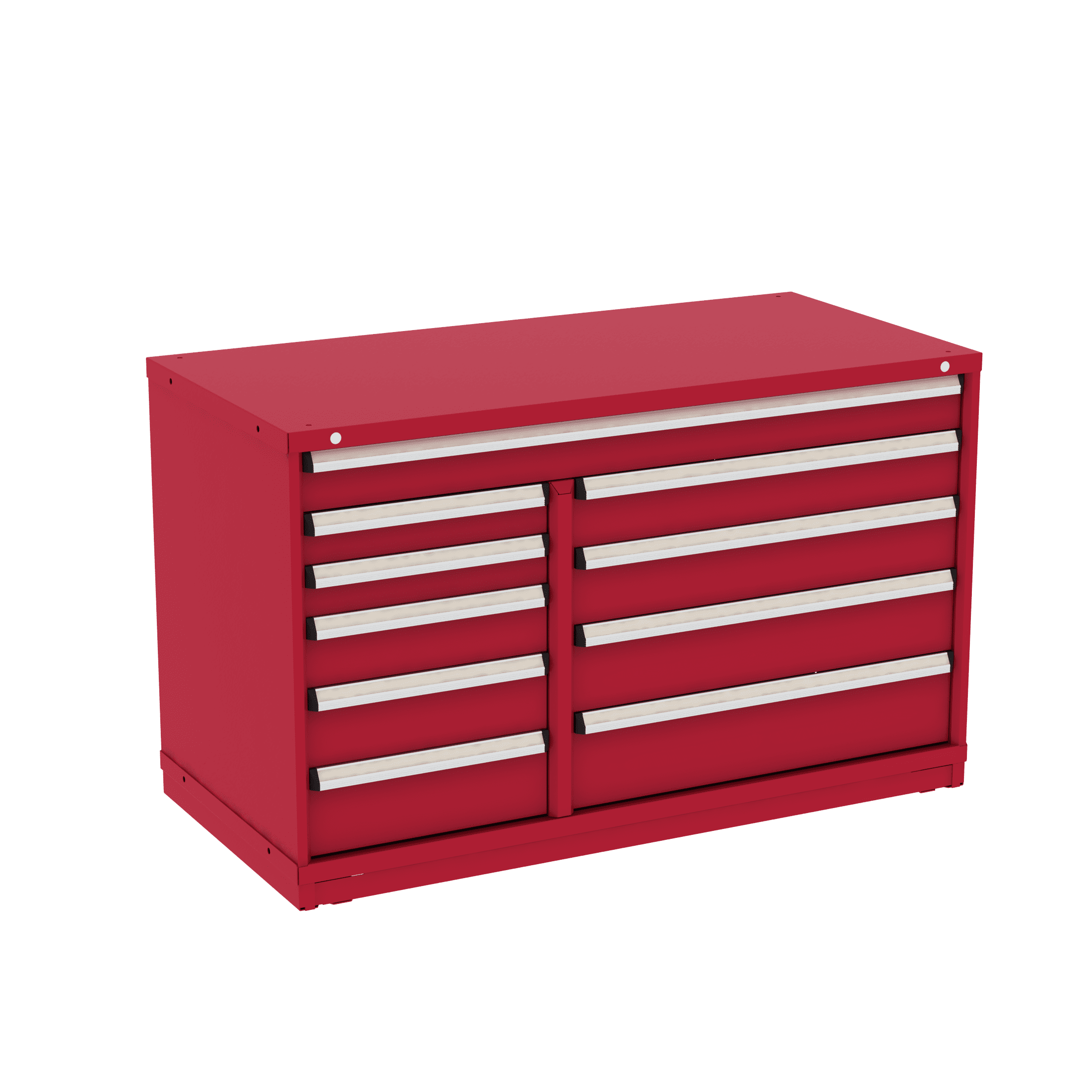 Borroughs Fork Truck Base Combination Cabinet 10 Drawers