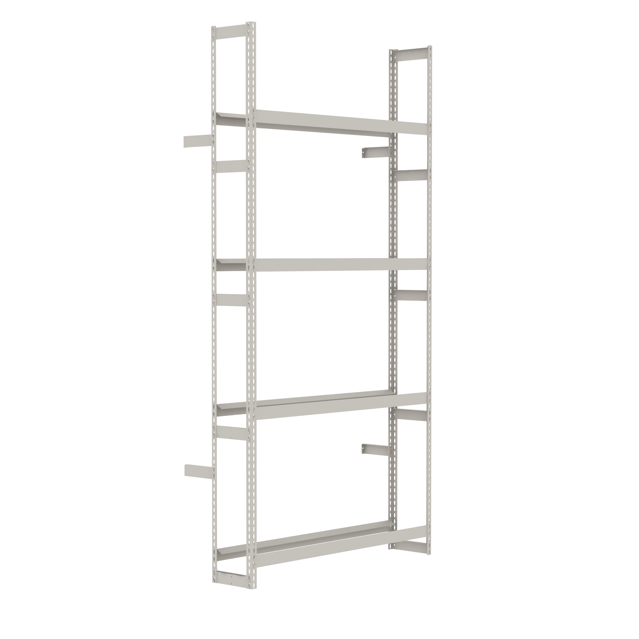 Borroughs Rivet-Span Single Entry 4 Level Tire Rack Adder Unit - BO