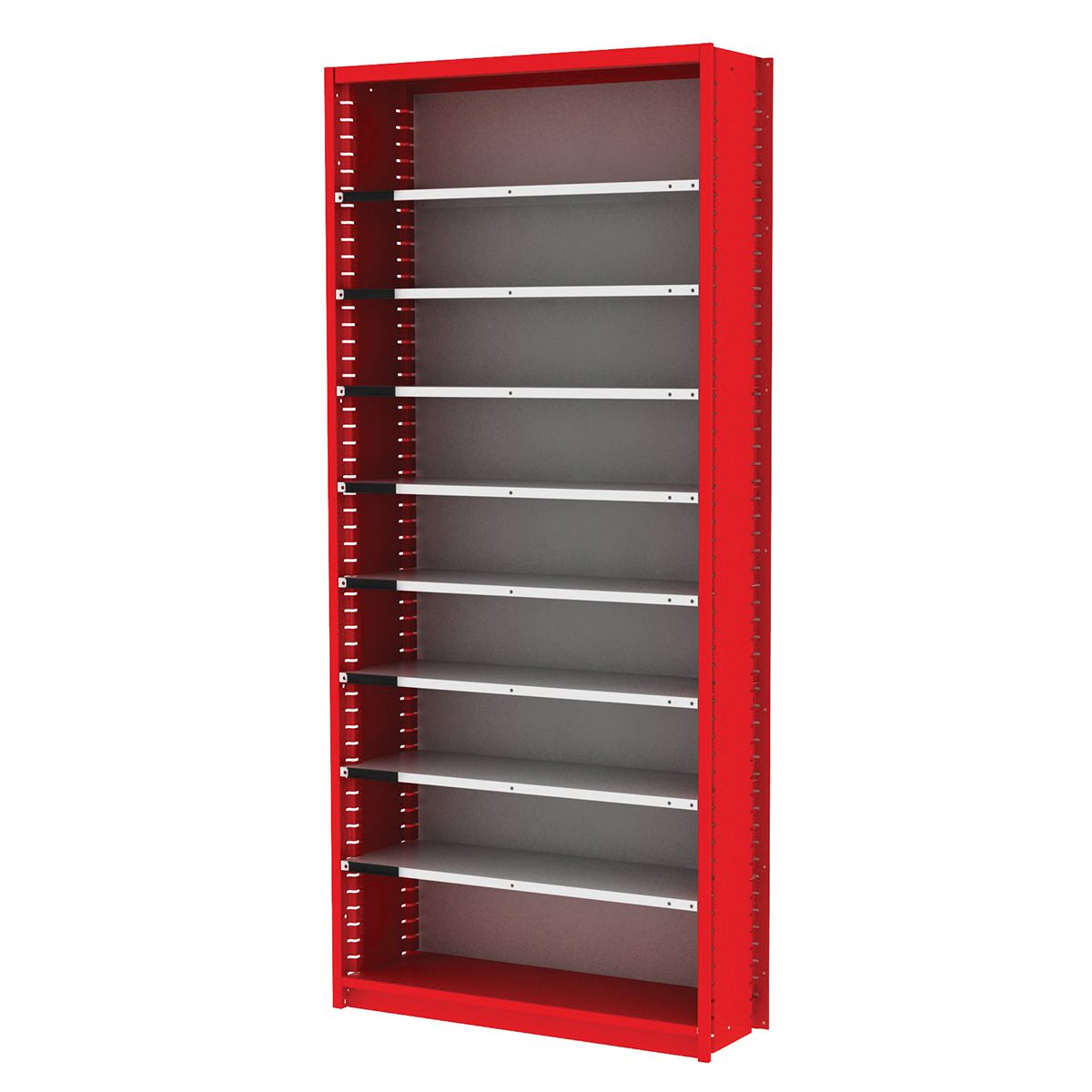 Borroughs Pre-Configured Flexi-Bins Unit, 8 Shelves 9 Adjustable Openings