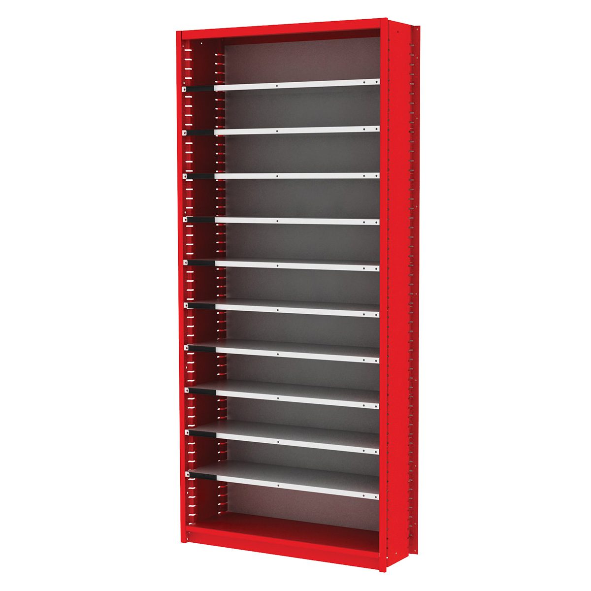 Borroughs Pre-Configured Flexi-Bins Unit, 10 Shelves 11 Adjustable Openings