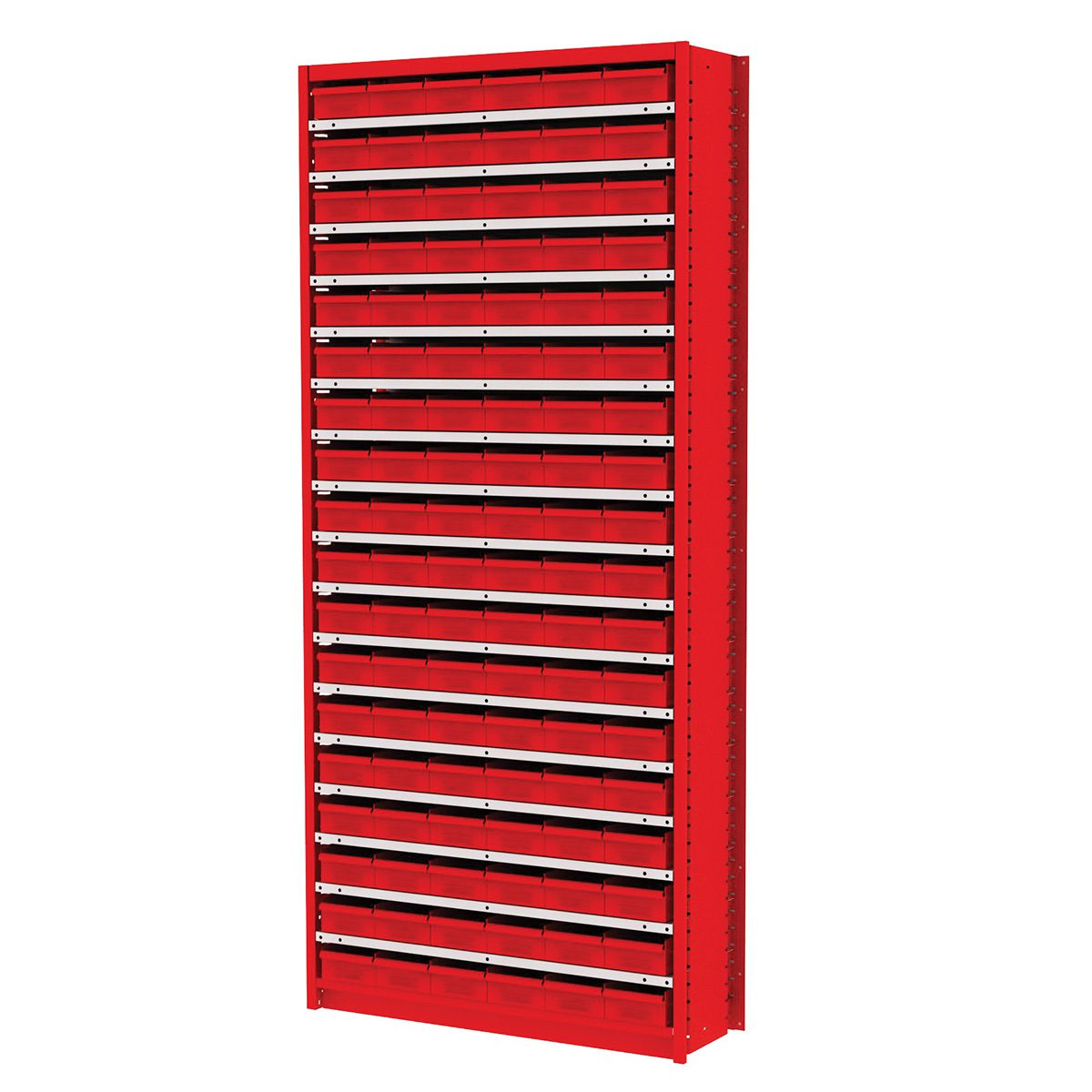Borroughs Pre-Configured Flexi-Bins Unit, 17 Shelves 108 Adjustable Openings