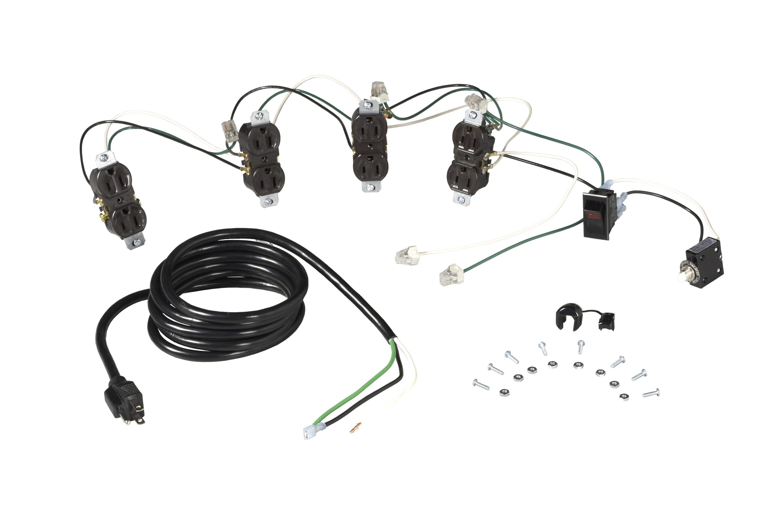 Tennsco Wiring Kit for Electronic Riser Outlet Panel or Electronic Workbench
