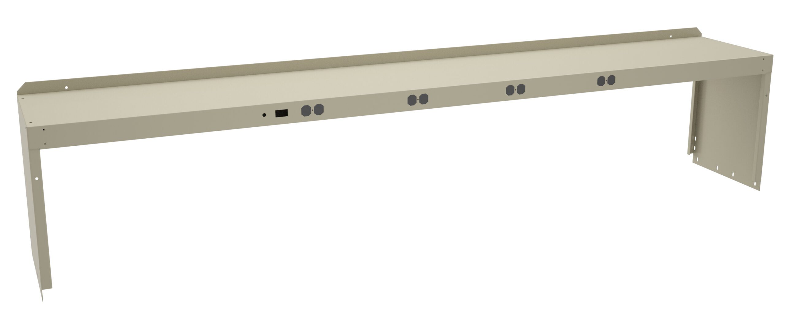 Tennsco "D Electric Riser with End Supports for Workbench Sand