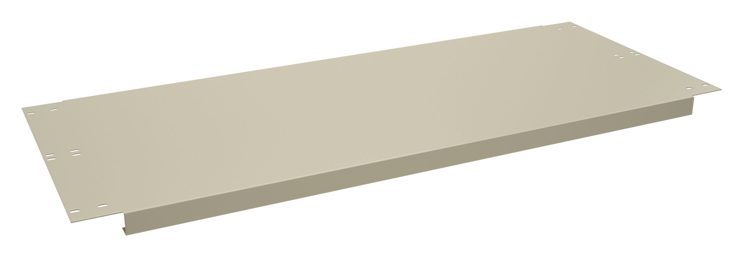 Tennsco "D Shelf for Flared Leg Workbench Sand