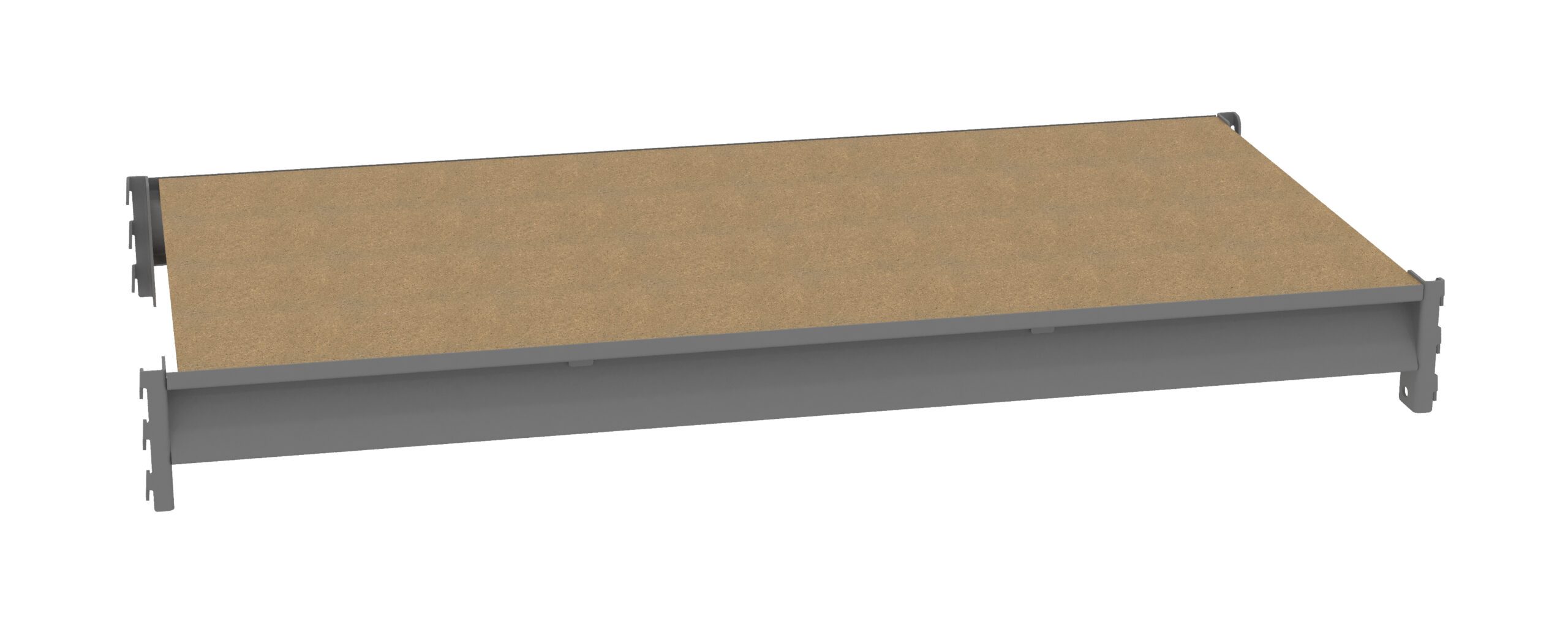 Particleboard Deck Level for Storage Medium Grey