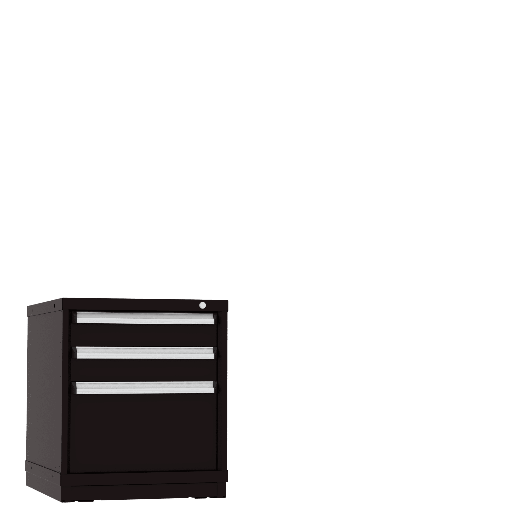 Borroughs Modular Drawer Cabinet Fork Truck Base, 3 Drawers