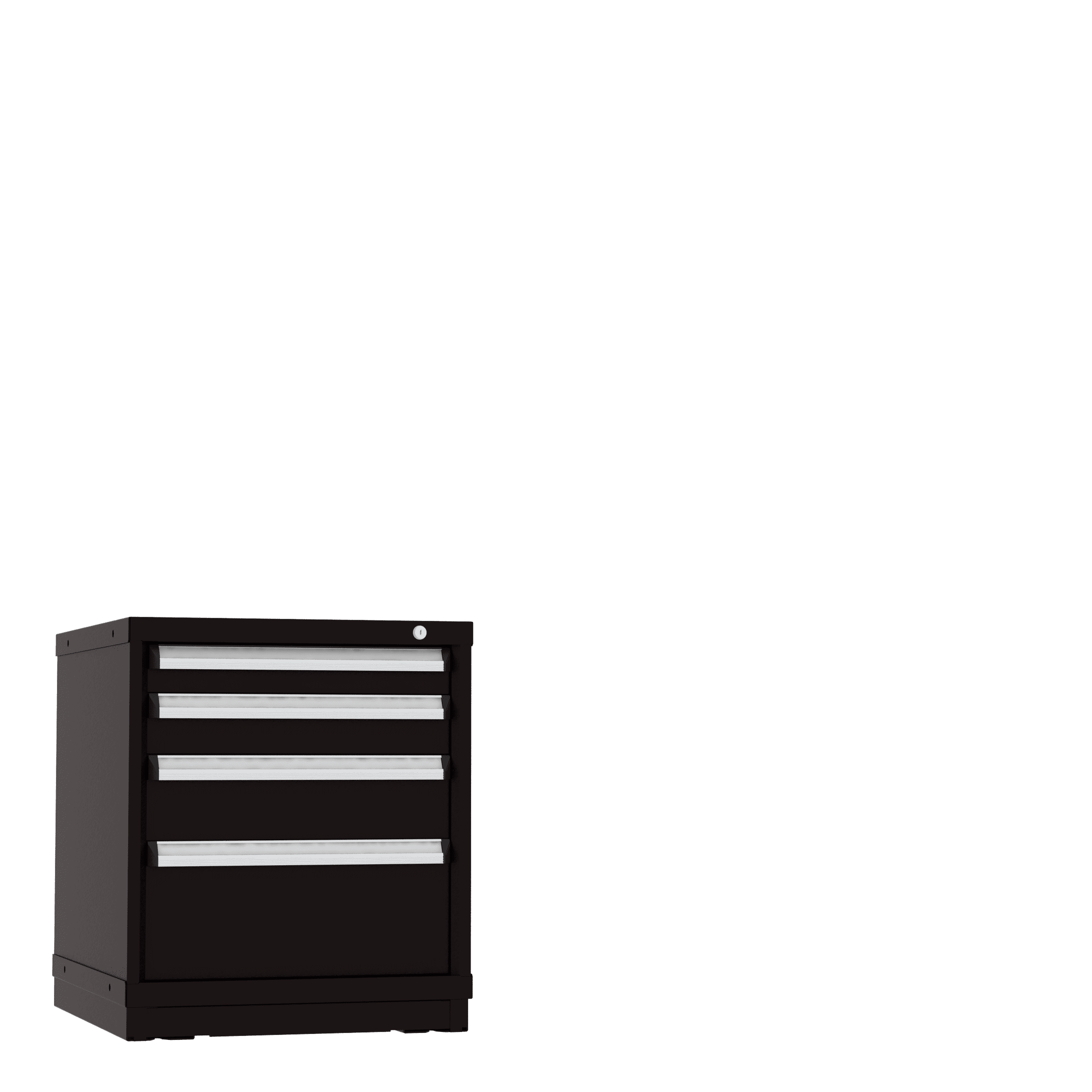 Borroughs Modular Drawer Cabinet Fork Truck Base, 4 Drawers