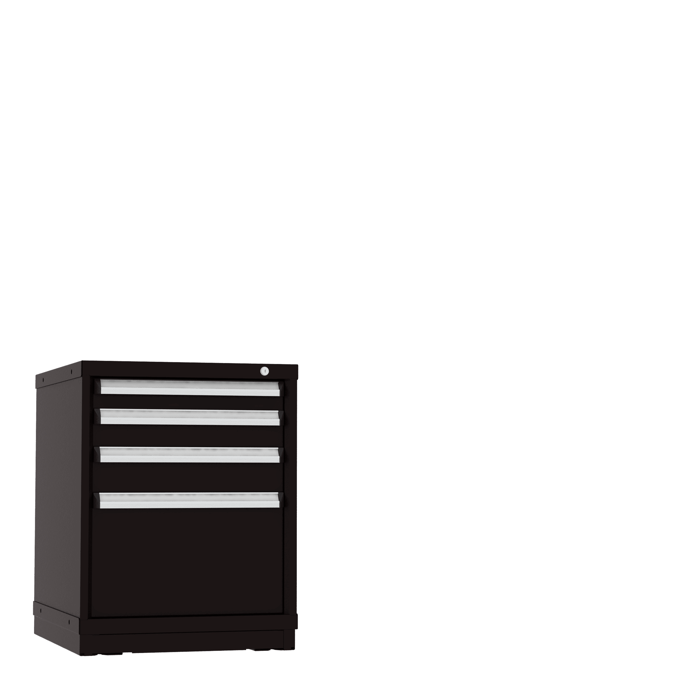 Borroughs Modular Drawer Cabinet Fork Truck Base, 4 Drawers