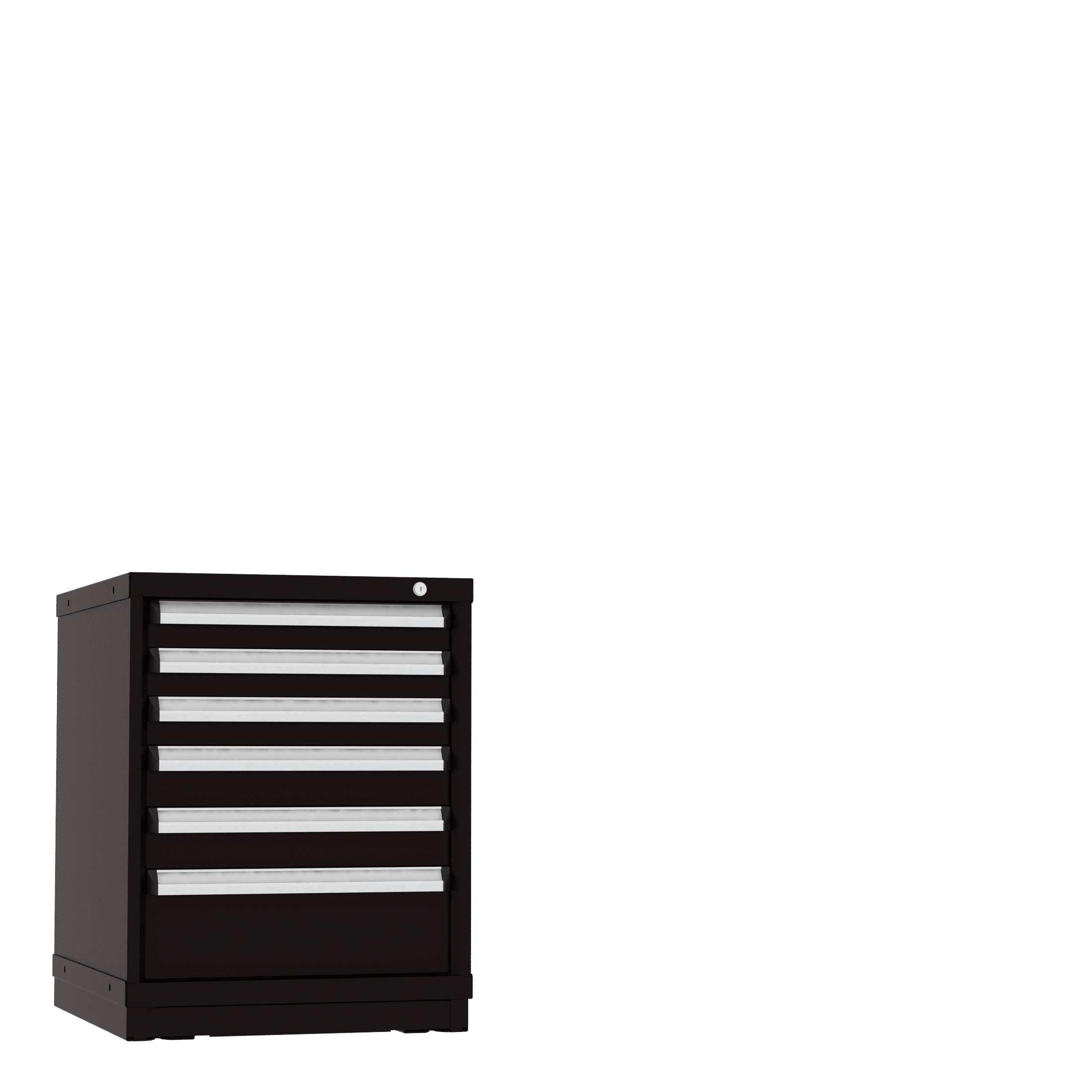 Borroughs Modular Drawer Cabinet Fork Truck Base, 6 Drawers