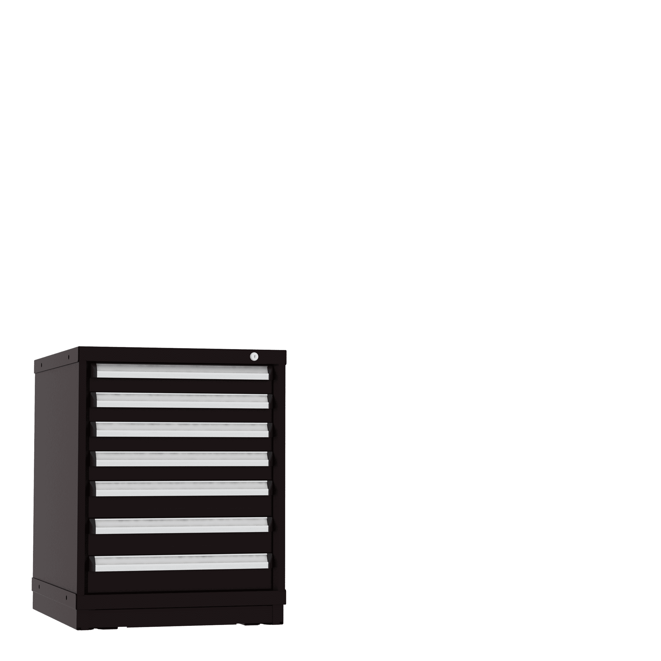 Borroughs Modular Drawer Cabinet Fork Truck Base, 7 Drawers