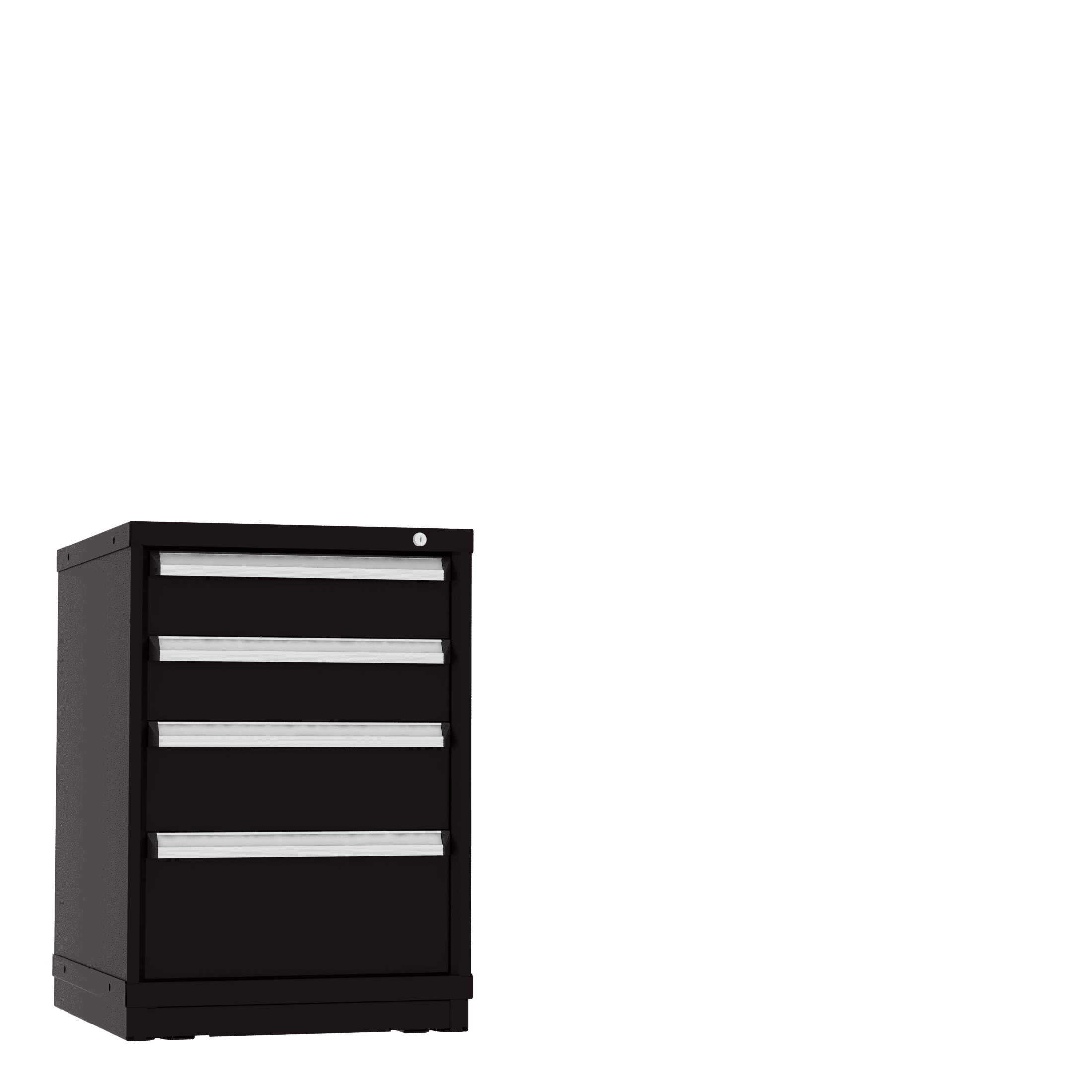 Borroughs Modular Drawer Cabinet Fork Truck Base, 4 Drawers