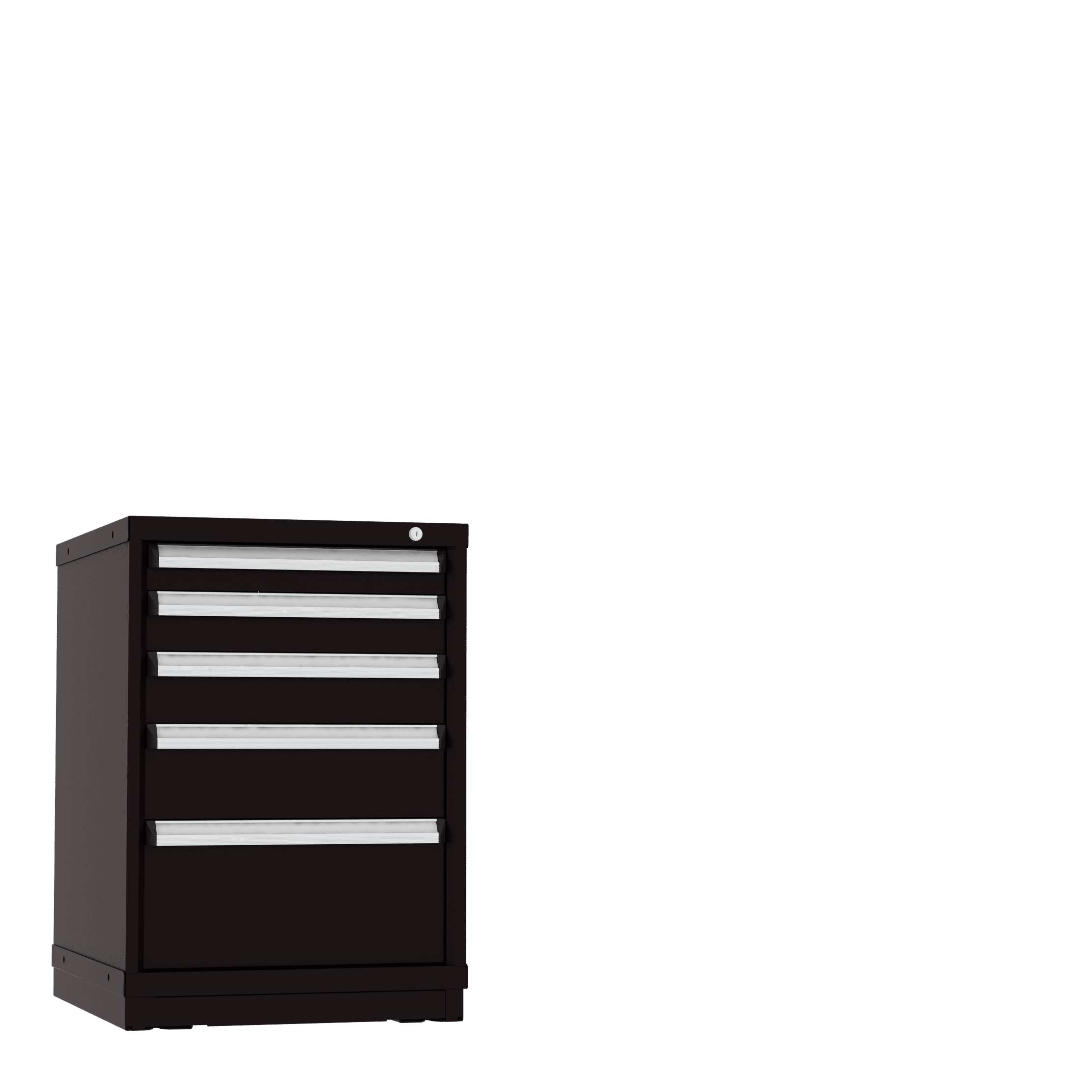 Borroughs Modular Drawer Cabinet Fork Truck Base, 5 Drawers