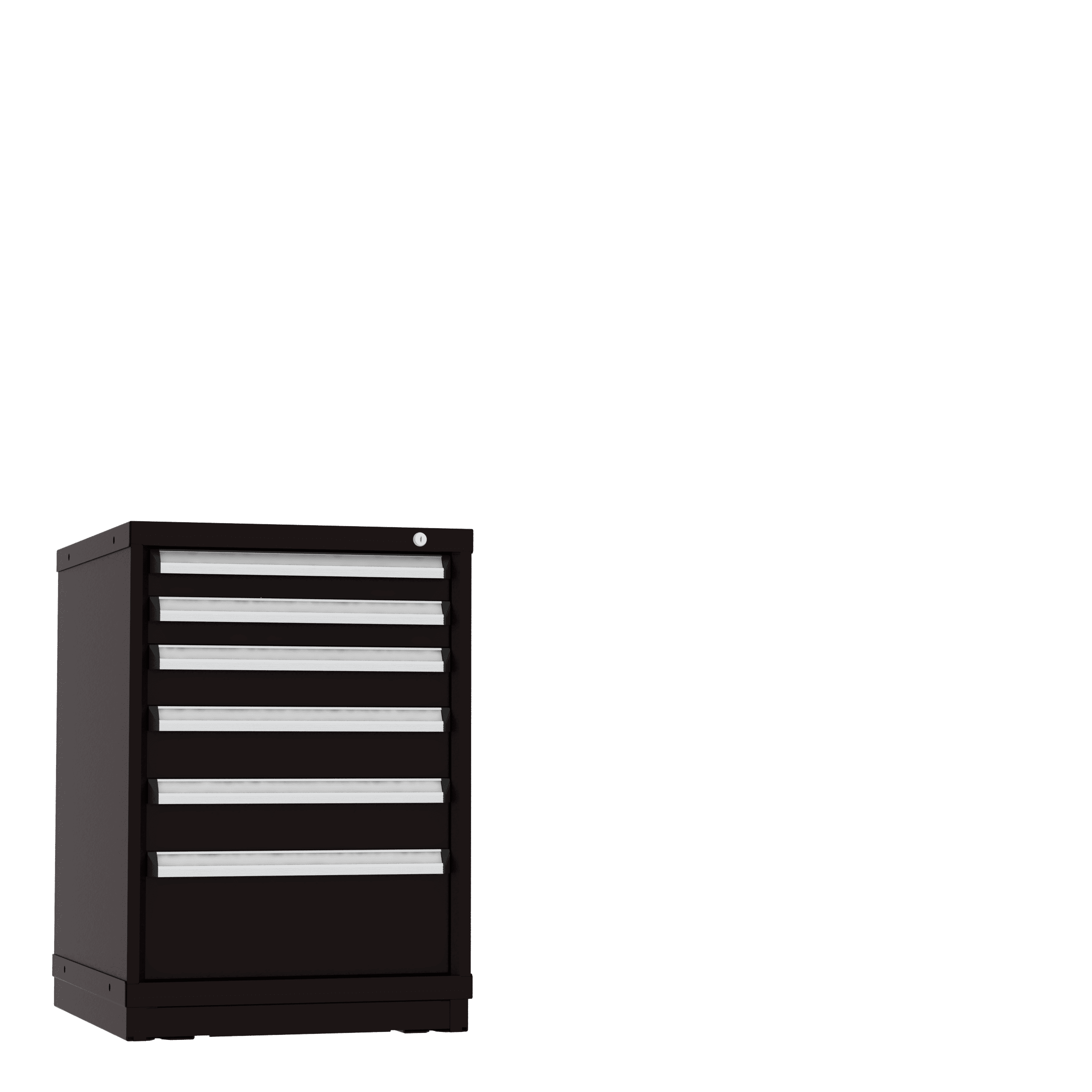 Borroughs Modular Drawer Cabinet Fork Truck Base, 6 Drawers