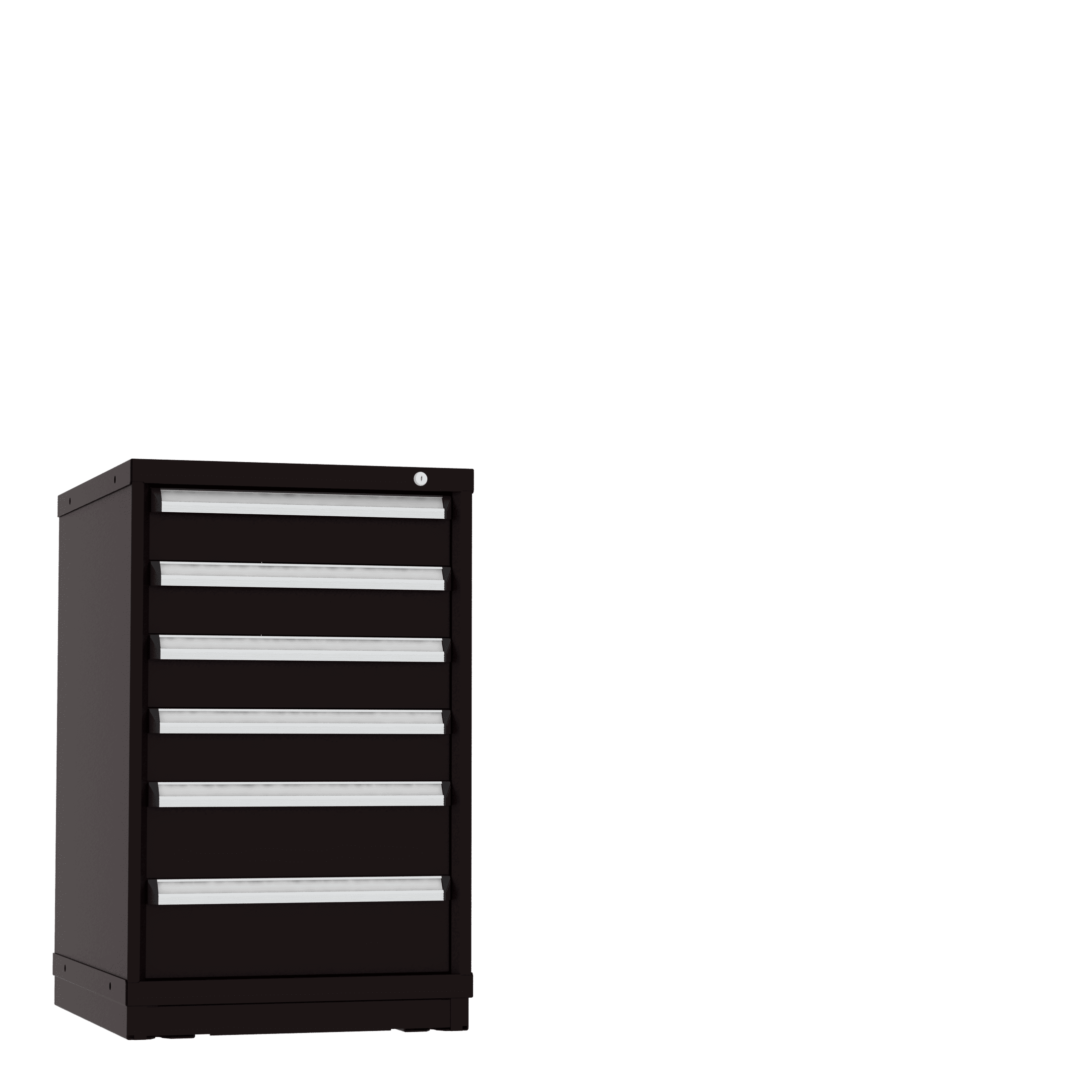 Borroughs Modular Drawer Cabinet Fork Truck Base, 6 Drawers
