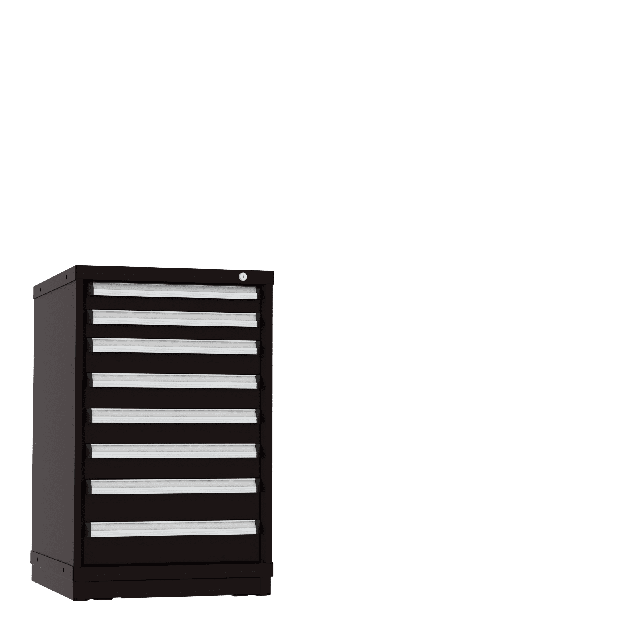 Borroughs Modular Drawer Cabinet Fork Truck Base, 8 Drawers