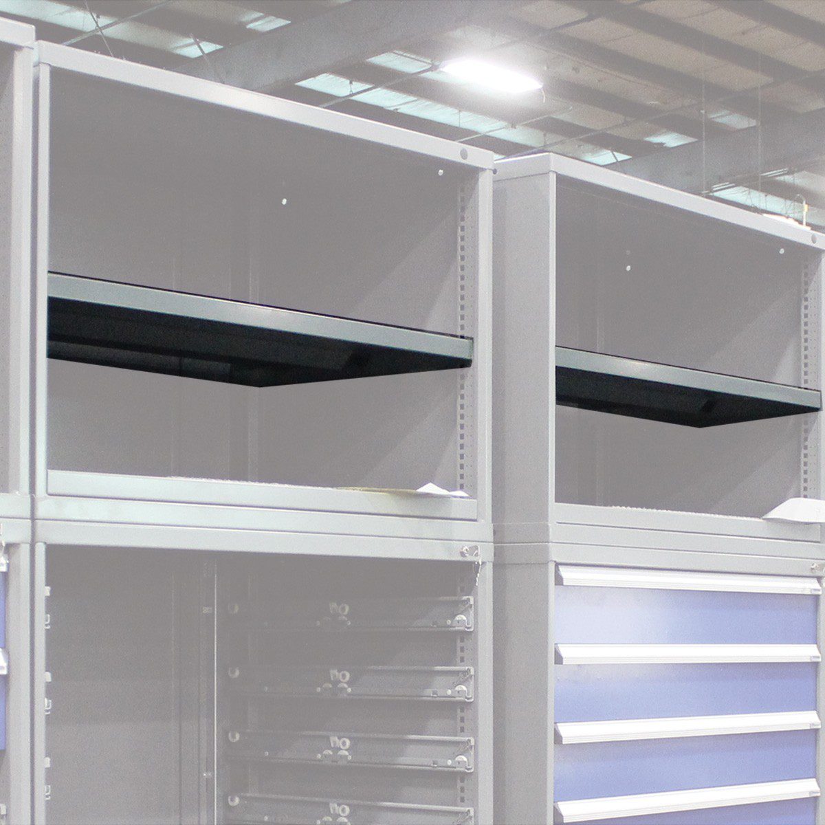 Borroughs Modular Drawer Cabinet Static Shelf