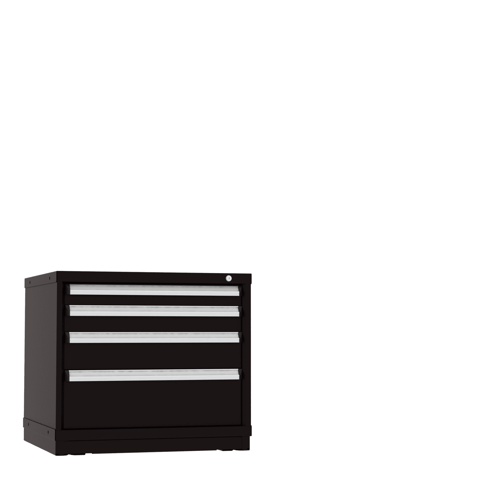 Borroughs Modular Drawer Cabinet Fork Truck Base, 4 Drawers