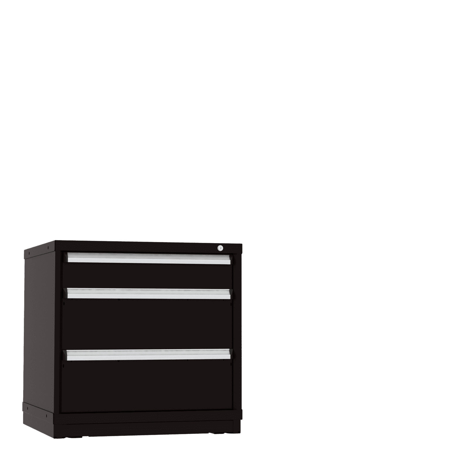Borroughs Modular Drawer Cabinet Fork Truck Base, 3 Drawers