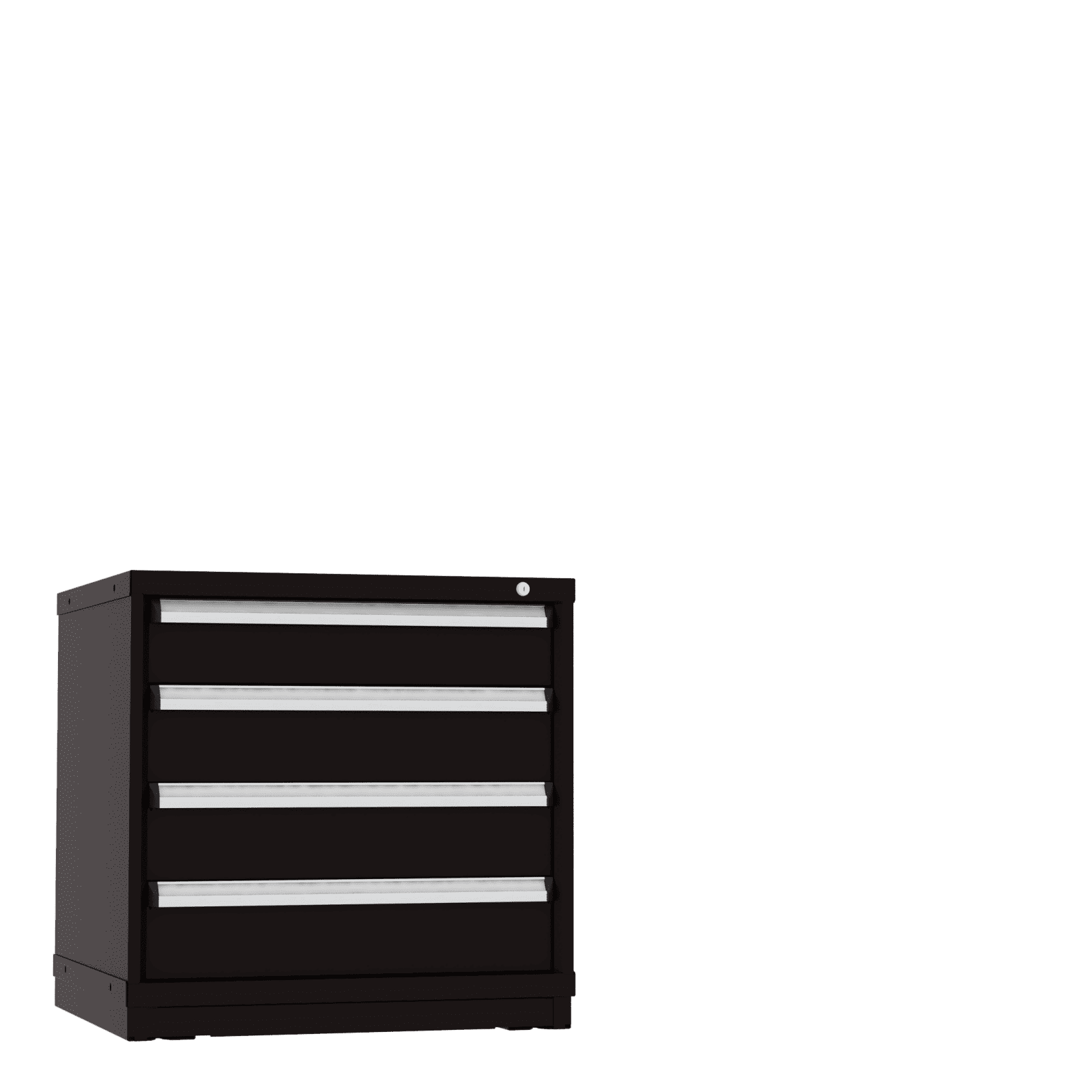 Borroughs Modular Drawer Cabinet Fork Truck Base, 4 Drawers