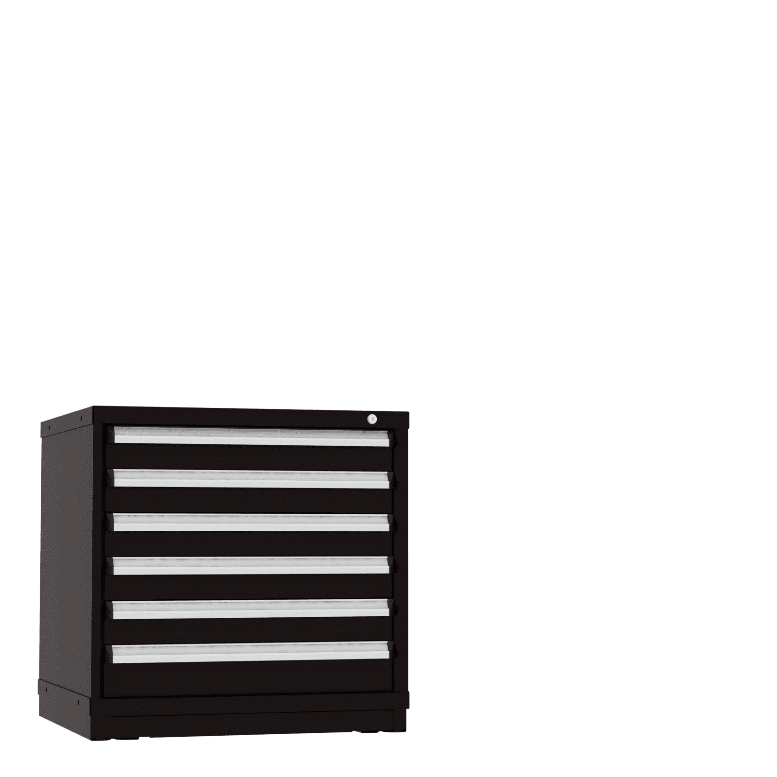 Borroughs Modular Drawer Cabinet Fork Truck Base, 6 Drawers