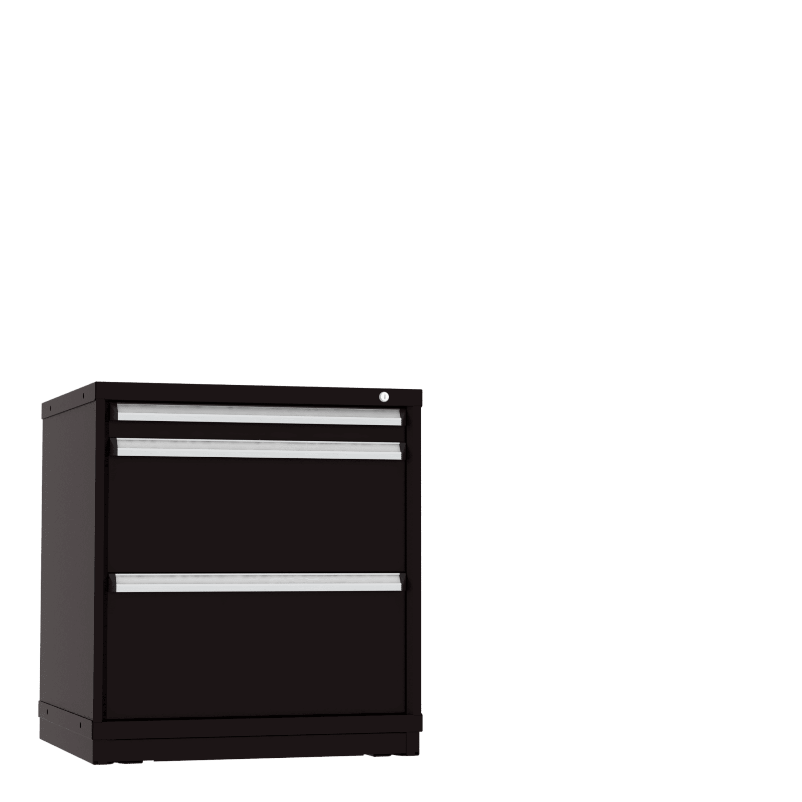 Borroughs Modular Drawer Cabinet Fork Truck Base, 3 Drawers