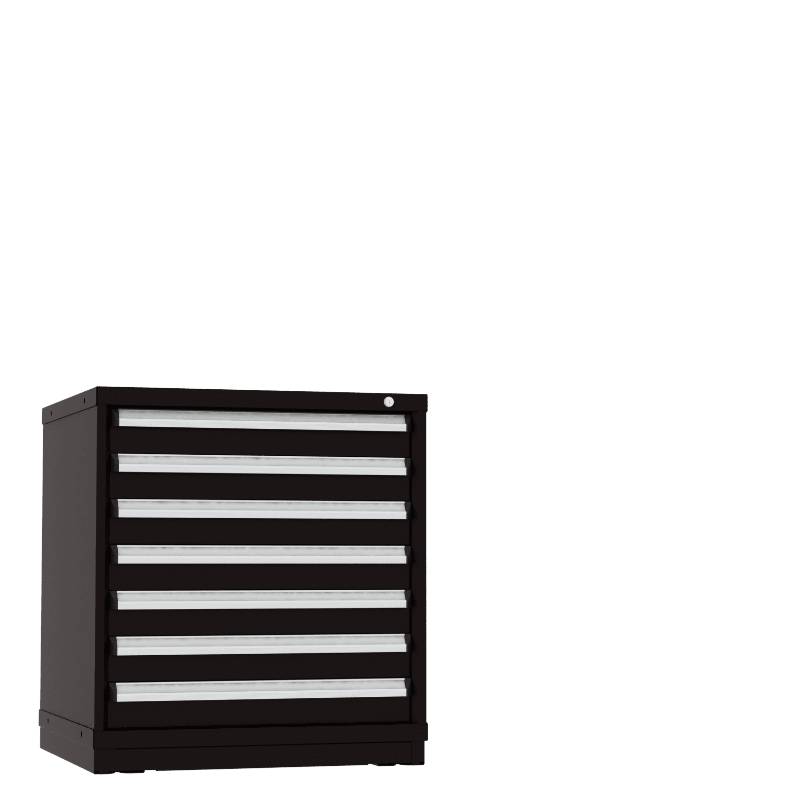 Borroughs Modular Drawer Cabinet Fork Truck Base, 7 Drawers