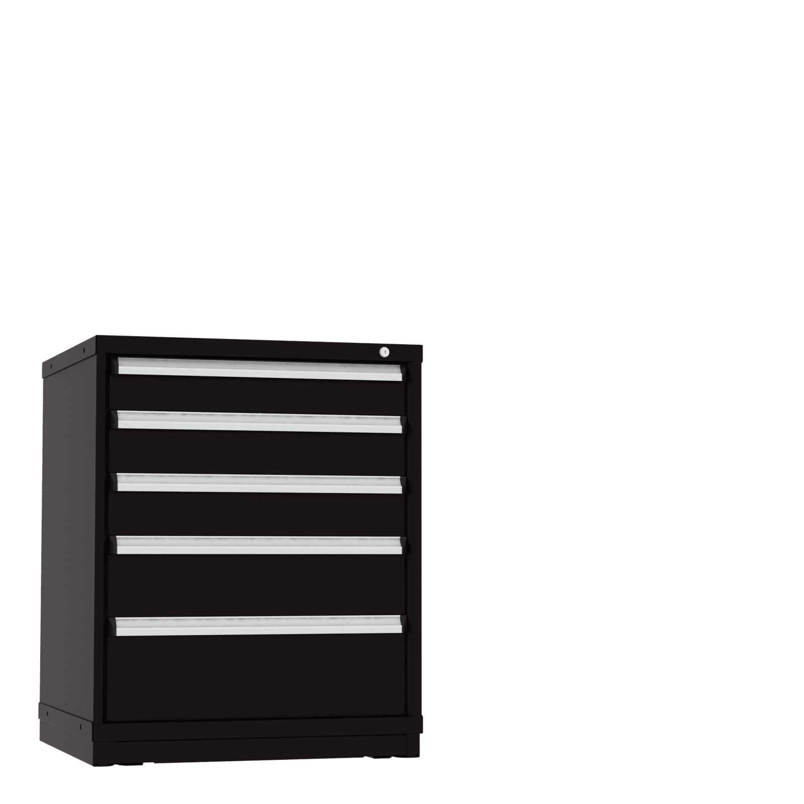 Borroughs Modular Drawer Cabinet Fork Truck Base, 5 Drawers