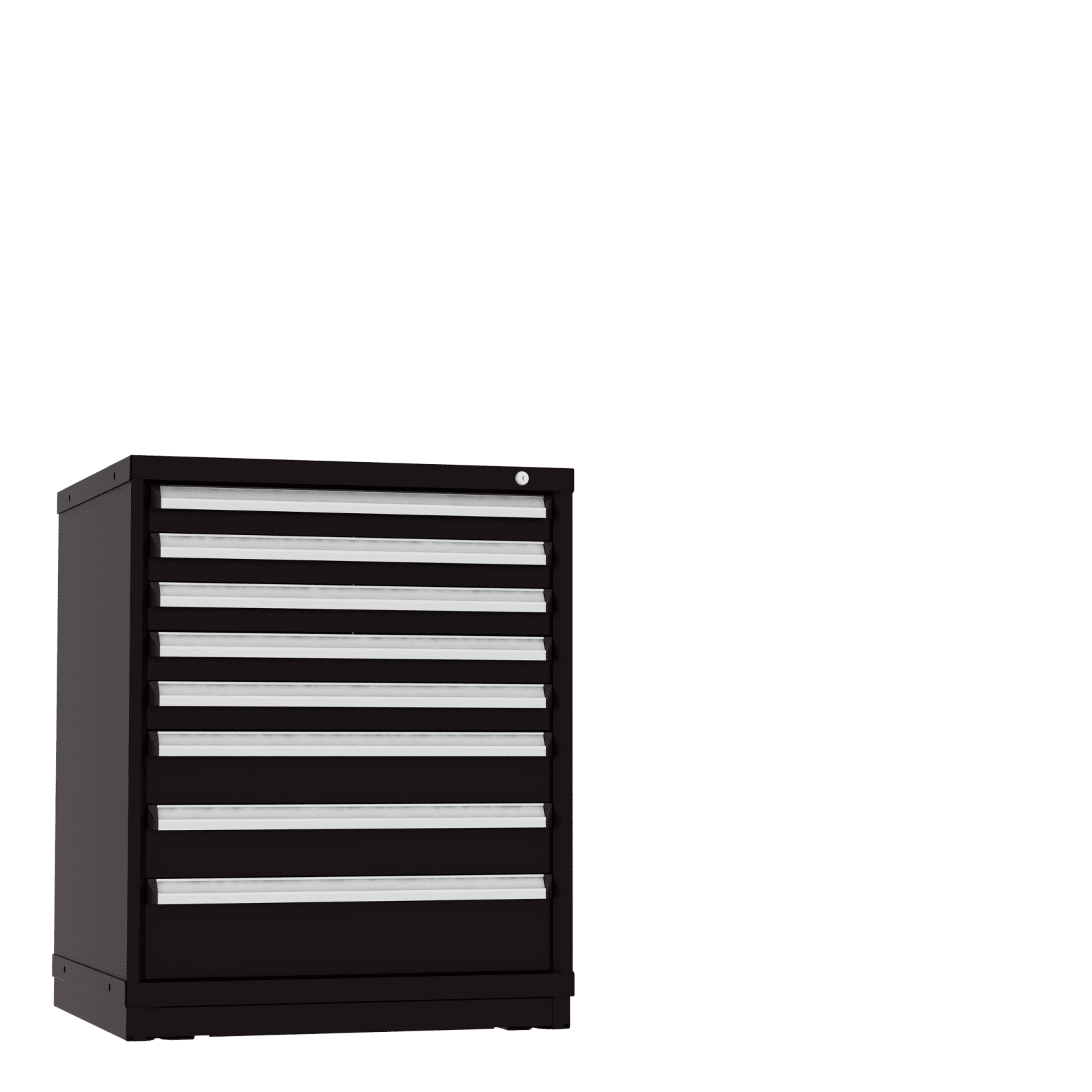 Borroughs Modular Drawer Cabinet Fork Truck Base, 8 Drawers