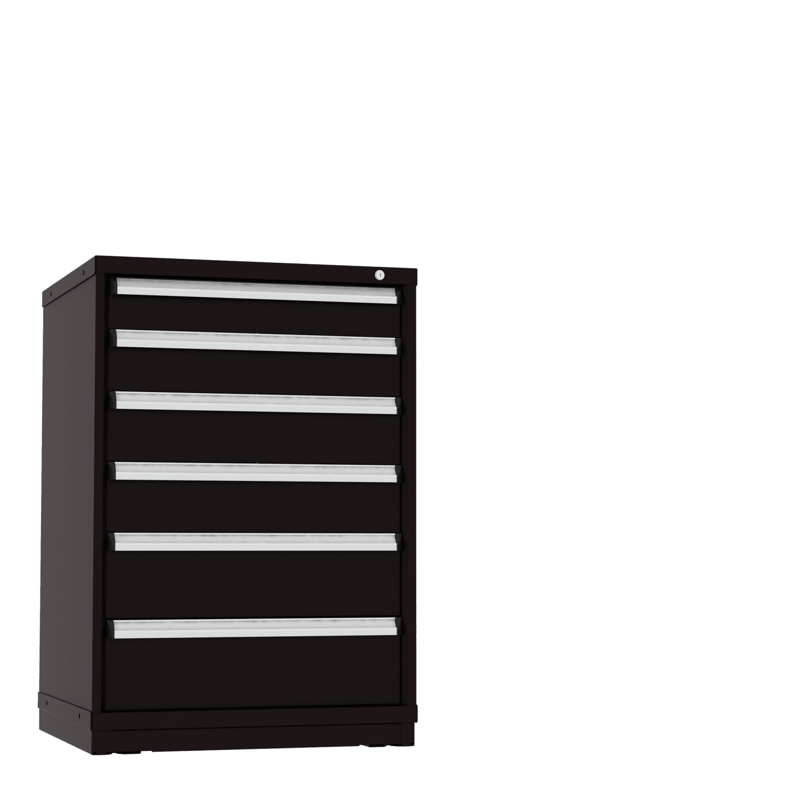 Borroughs Modular Drawer Cabinet Fork Truck Base, 6 Drawers